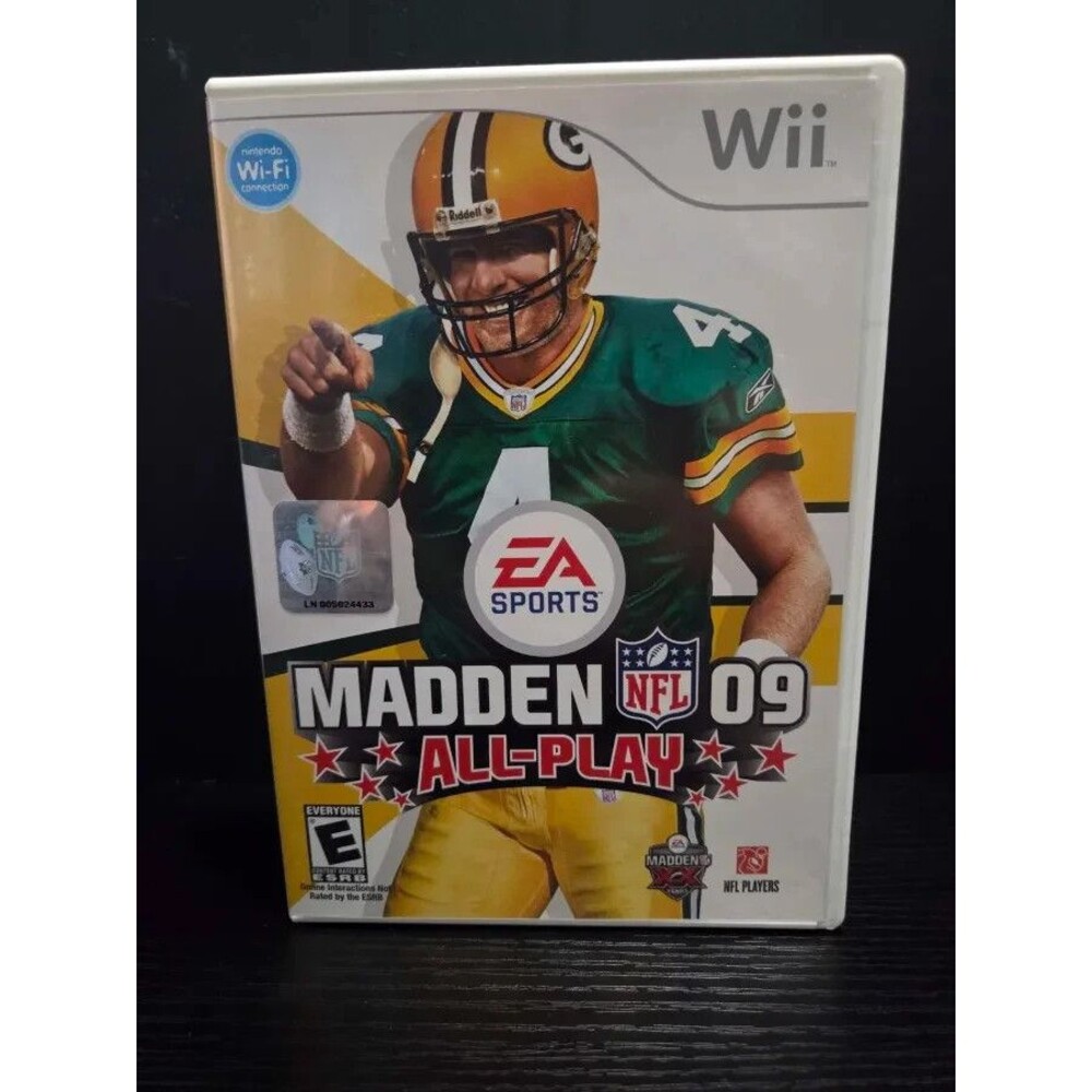 Madden NFL 09: All-Play (Nintendo Wii, 2008) - Complete w/ Manual